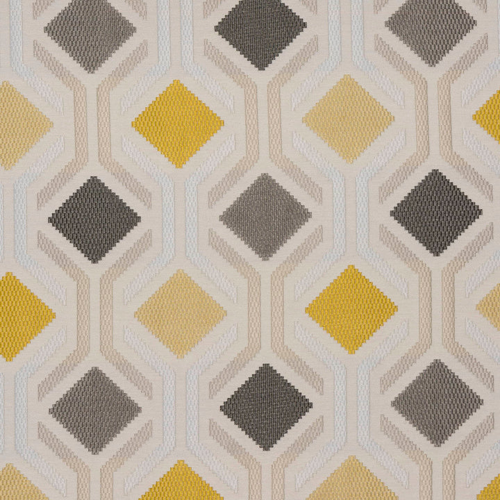 Declamation 4 Lemon by Marcus William Fabric 91%POL 9%COT INDIA MARTINDALE WEAR TEST (25 000 CIRCULAR RUBS) Horizontal: 13.75 and Vertical: 14.75 54 in - Fabric Carolina -