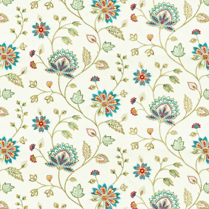 Decree 4 Peacock by Stout Fabric Rainbow Library Aqua/Lagoon 58% Cotton 42% Polyester Viscose Embroidery INDIA FLAME RETARDANT-U.F.A.C. CLASS 1 (OR A) FLAME RETARDANT-N.F.P.A. 260A CLASS 1 CATB 117-2013 WYZENBEEK 30 000 DOUBLE RUB WEAR TEST (HEAVY DUTY) Horizontal: 26 and Vertical: 12.125 50 in - Fabric Carolina -