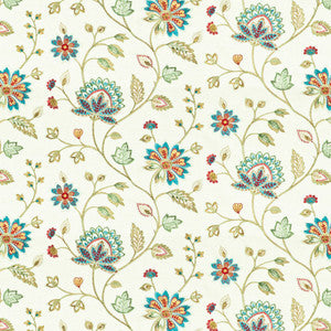 Decree 4 Peacock by Stout Fabric