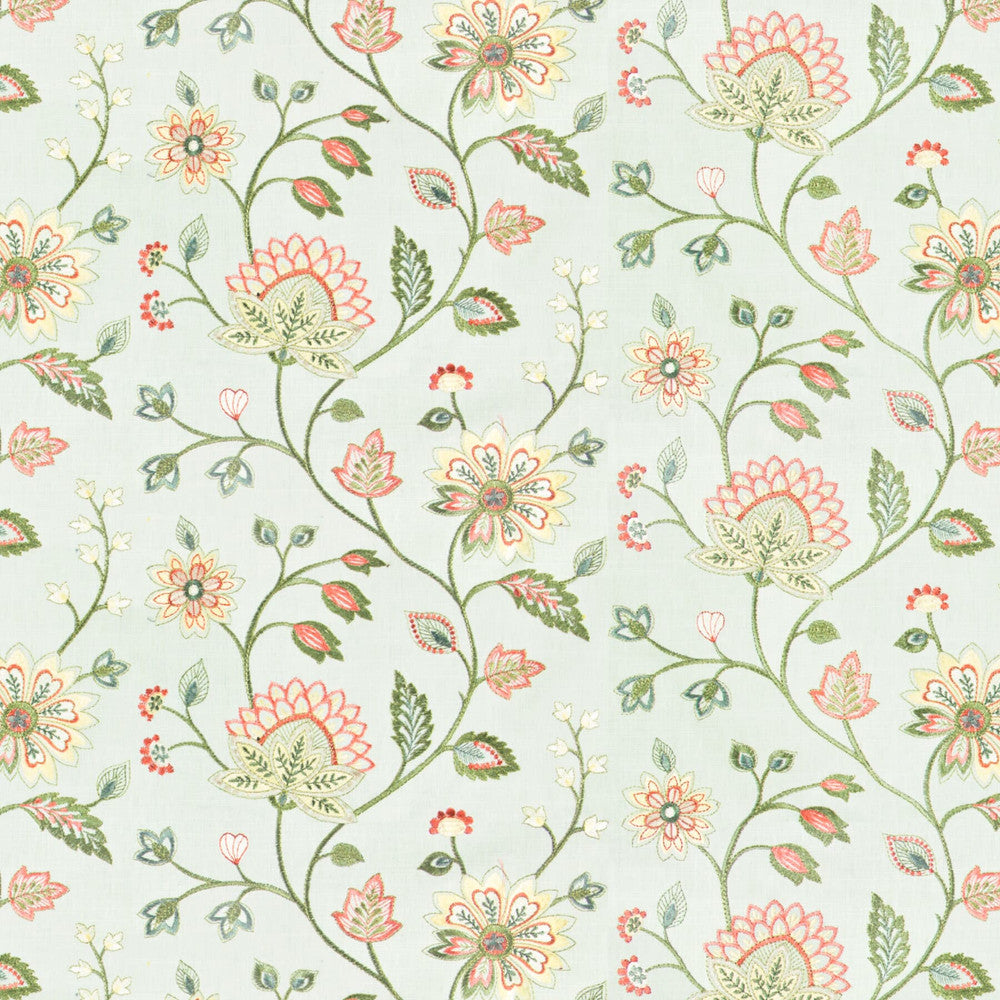 Decree 6 Glacier by Stout Fabric Rainbow Library Seaspray/Icecicle 58% Cotton 42% Polyester Viscose Embroidery INDIA FLAME RETARDANT-U.F.A.C. CLASS 1 (OR A) FLAME RETARDANT-N.F.P.A. 260A CLASS 1 CATB 117-2013 WYZENBEEK 30 000 DOUBLE RUB WEAR TEST (HEAVY DUTY) Horizontal: 26 and Vertical: 12.125 50 in - Fabric Carolina -