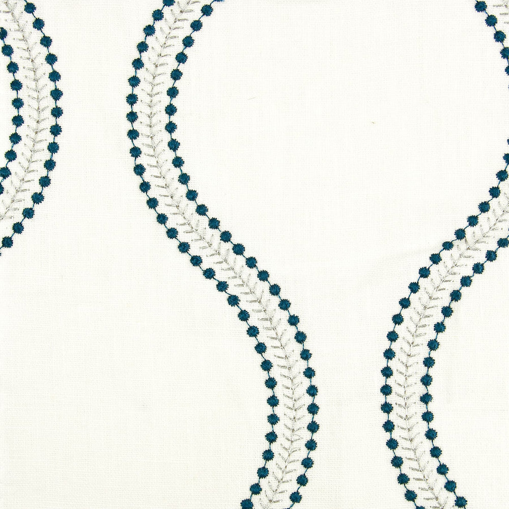Delhi 8 Blue by Stout Fabric COLOR MY WINDOW CHAMBRAY/ROYAL 100%COT %VEMB INDIA Horizontal: 6.5 and Vertical: 7.5 51 in - Fabric Carolina -