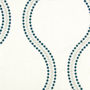 Delhi 8 Blue by Stout Fabric