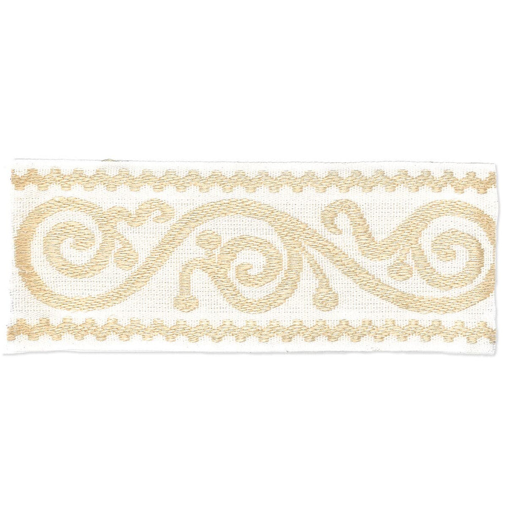 Delilah 3 Ivory by Stout Trim Stout Trim Delilah 3 IvoryTrim HARMONY TRIM 58%POL 42%SVI CHINA </p><p>Repeat: H: 0.000, V: 0.000 2.5 in - Fabric Carolina -