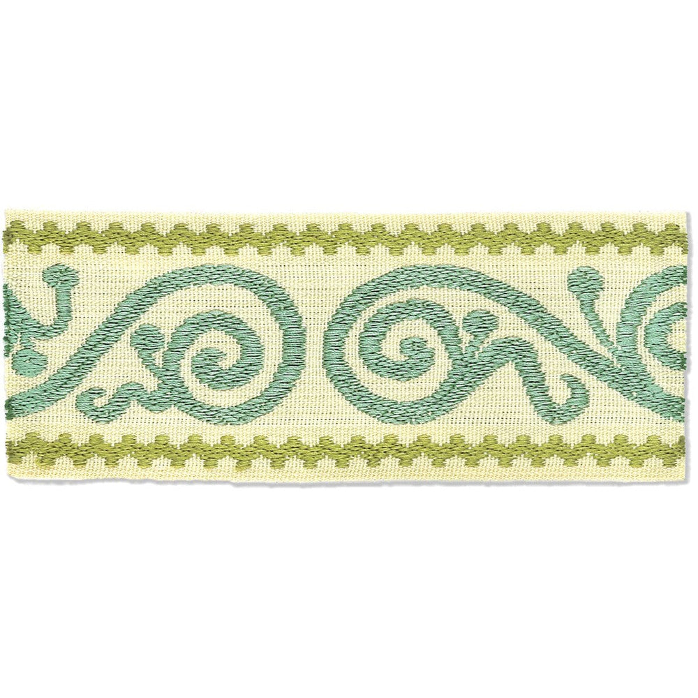Vanity 5 Bluebird by Stout Trim Stout Trim Vanity 5 BluebirdTrim New World Tapes & Borders 100%Svi France </p><p>Repeat: H: 2.125, V: 0 2.65 in - Fabric Carolina -