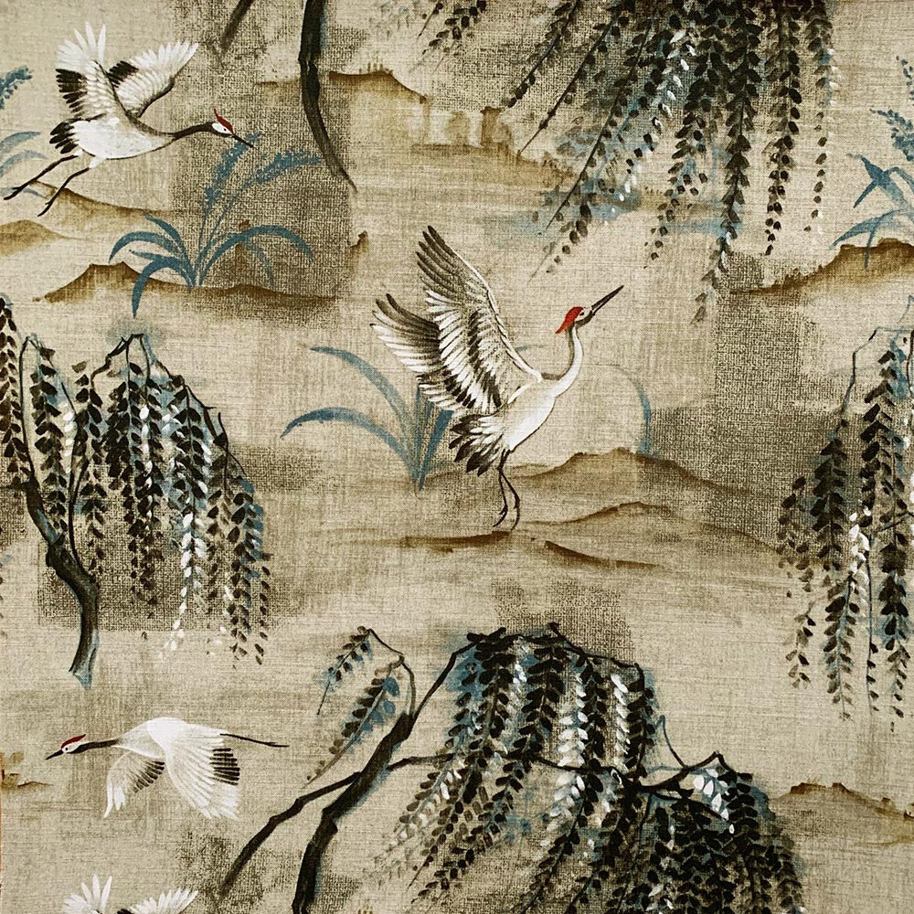 Demark Tawny by Magnolia Fabric - 100% Cotton India 10000 Horizontal: 26.5 and Vertical: 24.5 54" - Fabric Carolina -