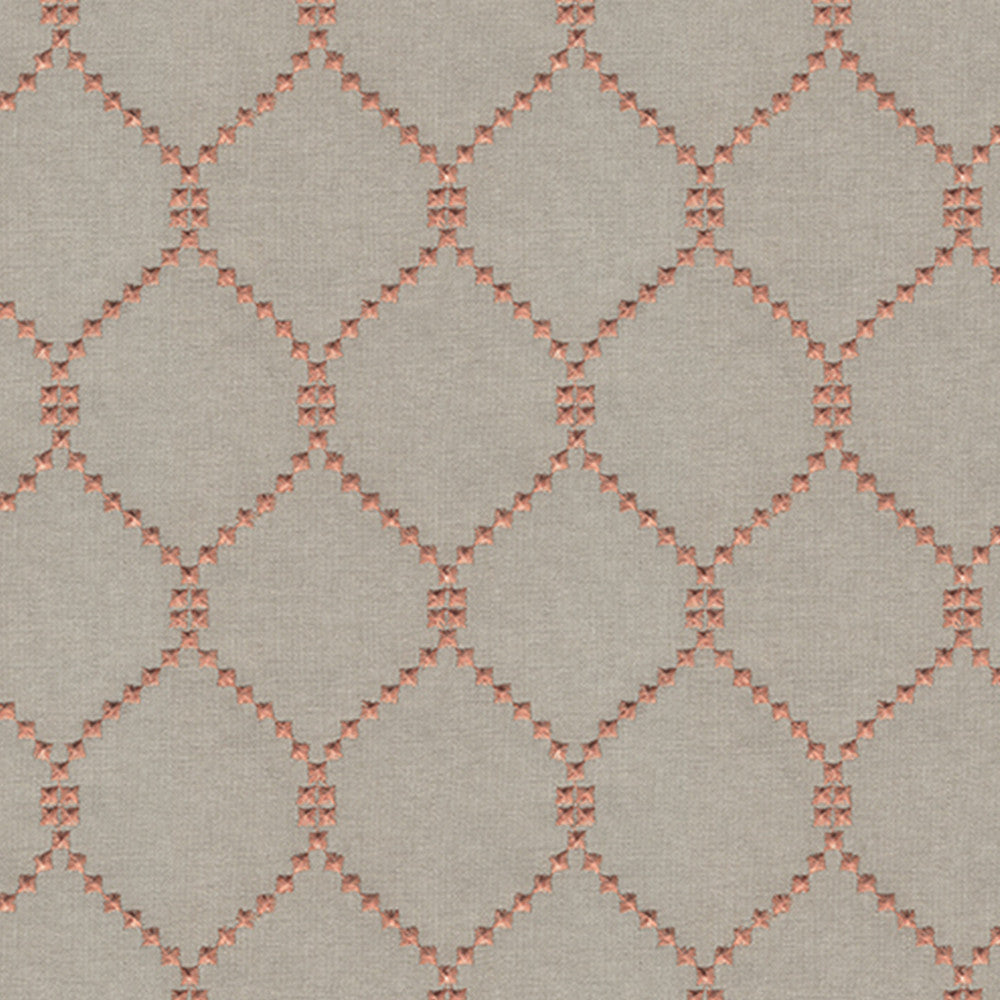 Demi 26J8011 by JF Fabric Color Concepts Coral Sky 45% Polyester, 40% Cotton, 15% Viscose India Horizontal: 3.5 and Vertical: 4.75 54 - Fabric Carolina -