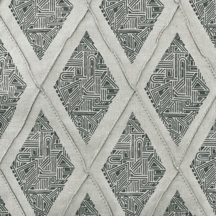 Denton 2 Charcoal by Aoc Designer Fabric COLOR MY WINDOW DOVE/CHARCOAL 80%SVI 20%POL INDIA </p><p>Repeat: 5.875 54 in - Swanky Fabrics -