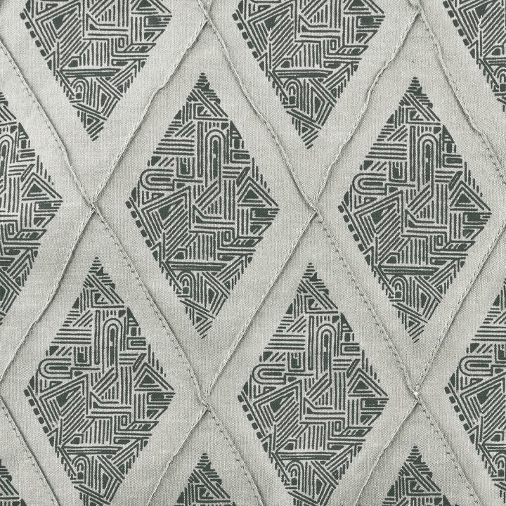 Denton 2 Charcoal by Aoc Fabric COLOR MY WINDOW DOVE/CHARCOAL 80%SVI 20%POL INDIA Horizontal: 3.125 and Vertical: 5.875 54 in - Fabric Carolina -