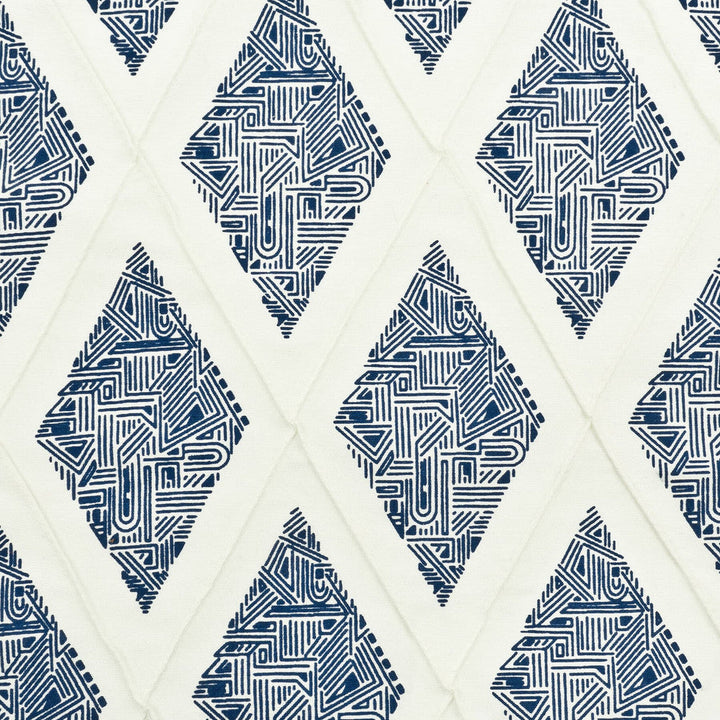 Denton 3 Indigo by Aoc Fabric Aoc Fabric Denton 3 IndigoFabric COLOR MY WINDOW BLUE/NAVY 80%SVI 20%POL INDIA </p><p>Repeat: H: 3.125, V: 5.875 54 in - Fabric Carolina -