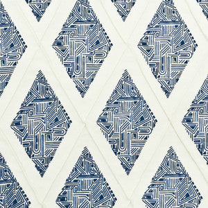 Denton 3 Indigo by Aoc Fabric