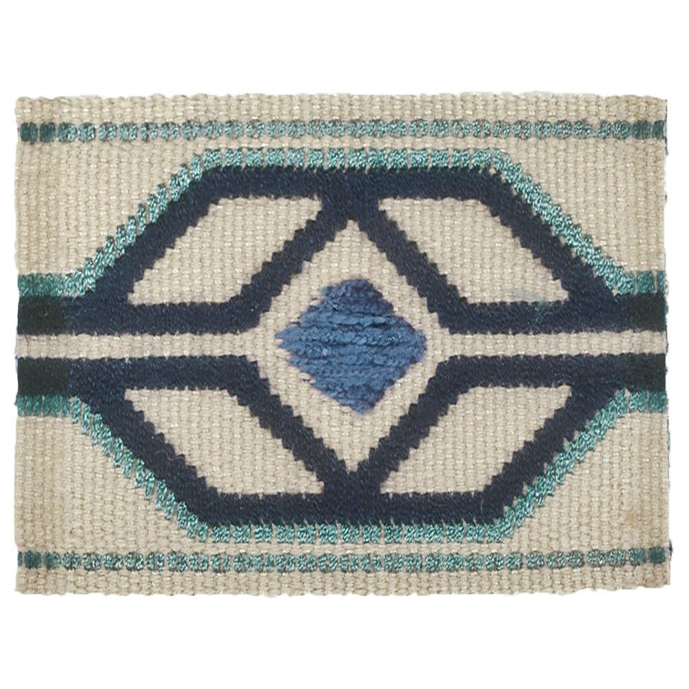 Dermotte 6 Indigo by Stout Trim TREND ALERT TRIM 56%SVI 35%LIN 9%COT CHINA Horizontal: 3 and Vertical: 0 2.13 in - Fabric Carolina -