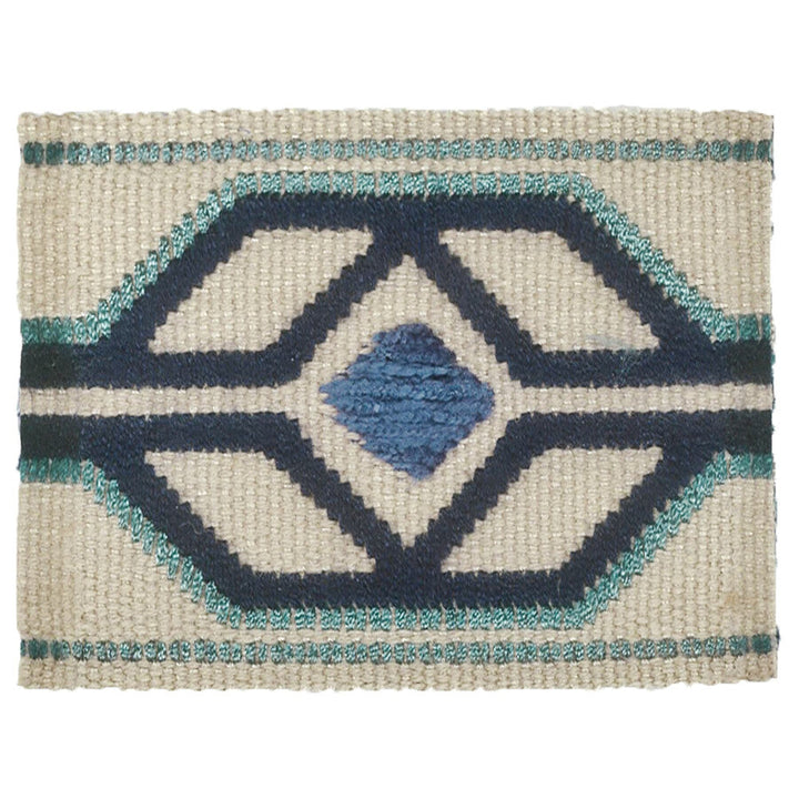Dermotte 6 Indigo by Stout Designer Trim TREND ALERT 56%SVI 35%LIN 9%COT CHINA </p><p>Repeat: 0 2.13 in - Swanky Fabrics -