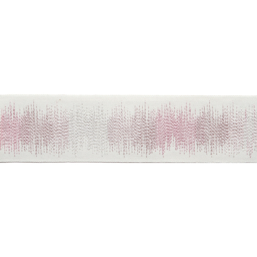 Derry Emb Tape Ballet Pink by Magnolia Trim - 100% Polyester China Horizontal: and Vertical: 3 - Fabric Carolina -