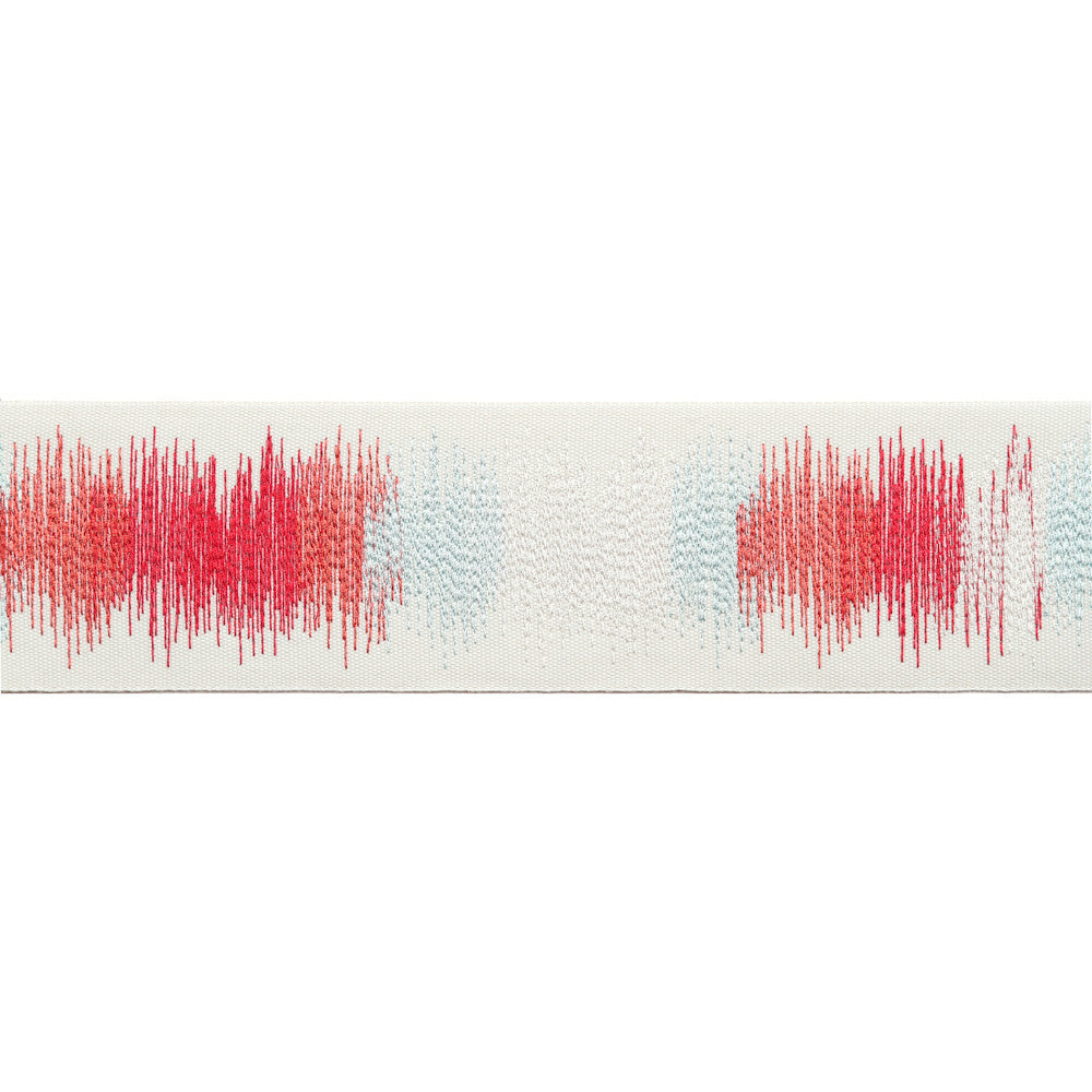 Derry Emb Tape Coral by Magnolia Trim - 100% Polyester China Horizontal: and Vertical: 3 - Fabric Carolina -