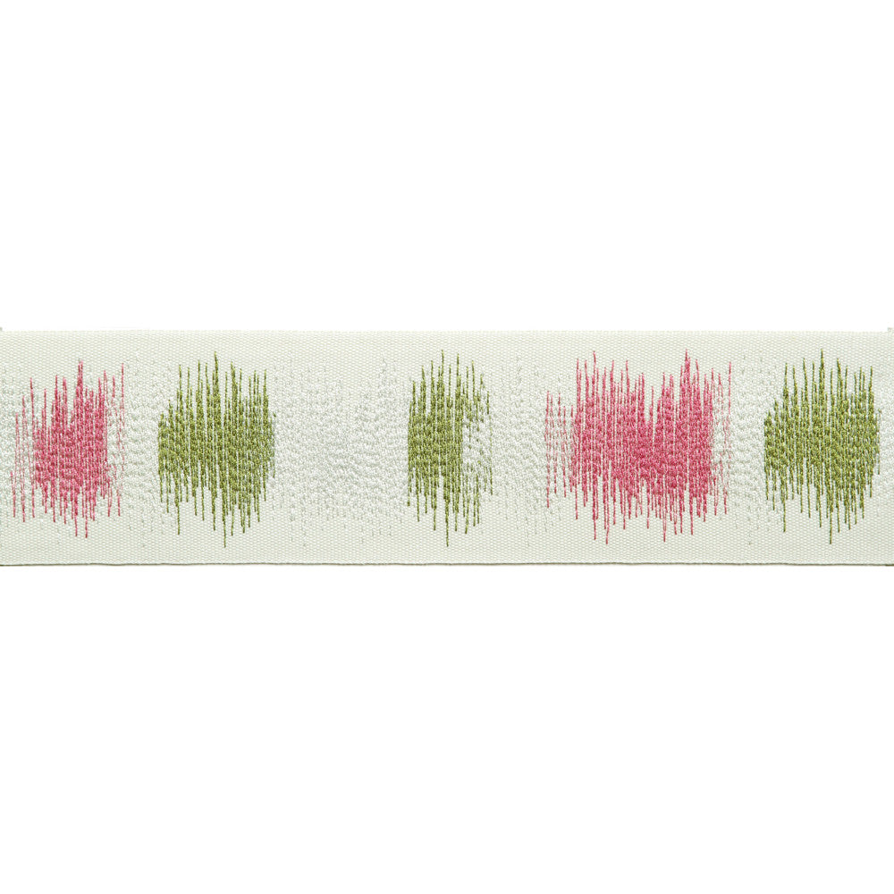 Derry Emb Tape Matcha Rose by Magnolia Trim - 100% Polyester China Horizontal: and Vertical: 3 - Fabric Carolina -