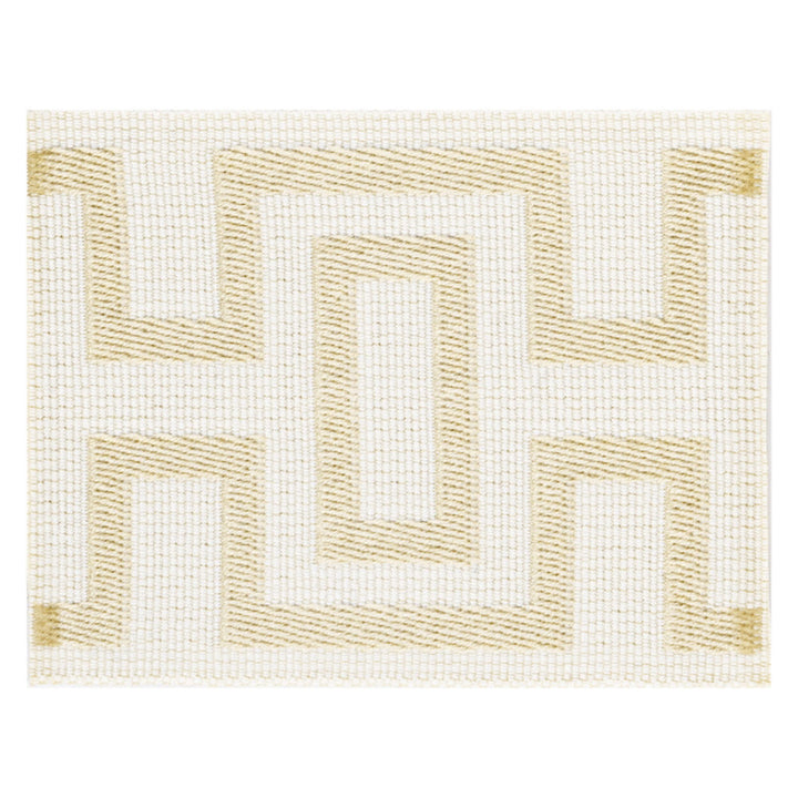 Desanto 1 Bisquit by Stout Trim Stout Trim Desanto 1 BisquitTrim VISIONS OF COLOR TRIM TURKEY </p><p>Repeat: H: 2.375, V: 0.000 3 in - Fabric Carolina -