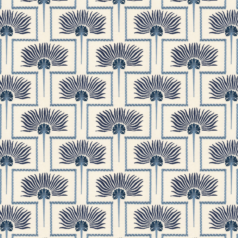 Desoto 1 Sapphire by Stout Fabric Stout Fabric Desoto 1 SapphireFabric Rainbow Library Denim/Indigo 100%Cot %Remb India </p><p>Repeat: H: 8, V: 26.125 51 in - Fabric Carolina -
