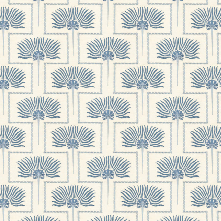 Desoto 3 Starlight by Stout Fabric Stout Fabric Desoto 3 StarlightFabric Rainbow Library Breeze/Aegean 100%Cot %Remb India </p><p>Repeat: H: 8, V: 9.25 51 in - Fabric Carolina -