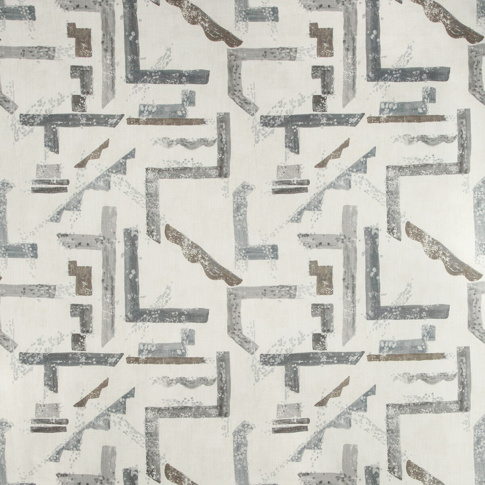 Dessau Stone by Kravet Basics Fabric NATE BERKUS WELL-TRAVELED COTTON - 90%;LINEN - 10% Pakistan MEDIUM Horizontal: 27 and Vertical: 27 54 - Fabric Carolina -