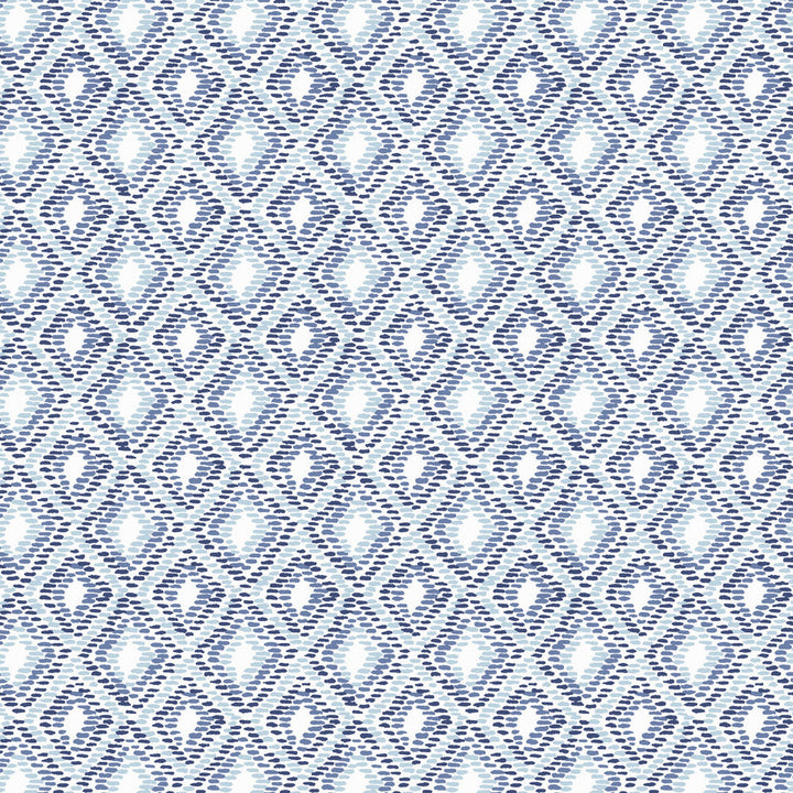 Destiny 1 Lake by Aoc Designer Fabric THE ART OF COLOR OASIS 100%COT USA Horizontal: 6.750 and Vertical: 7.625 56 in - Swanky Fabrics -