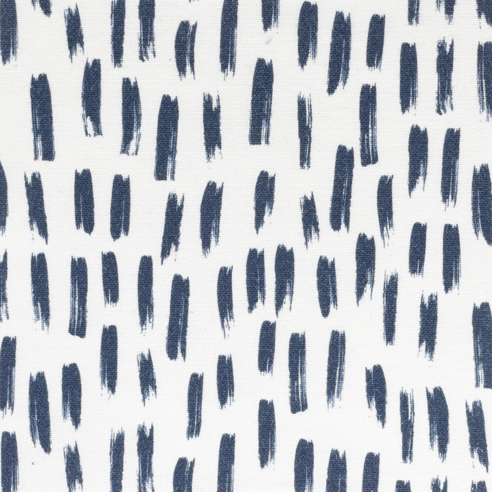 Deville 1 Indigo by Stout Designer Fabric RAINBOW LIBRARY DENIM/INDIGO 100%COT SPAIN Horizontal: 6.750 and Vertical: 6.750 54 in - Swanky Fabrics -
