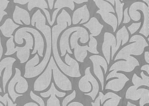 Devil Silver by Norbar Fabric SHEER STYLE 50% POLYESTER 50% COTTON CHINA 24"V 22 1/2"H 118 - Fabric Carolina -