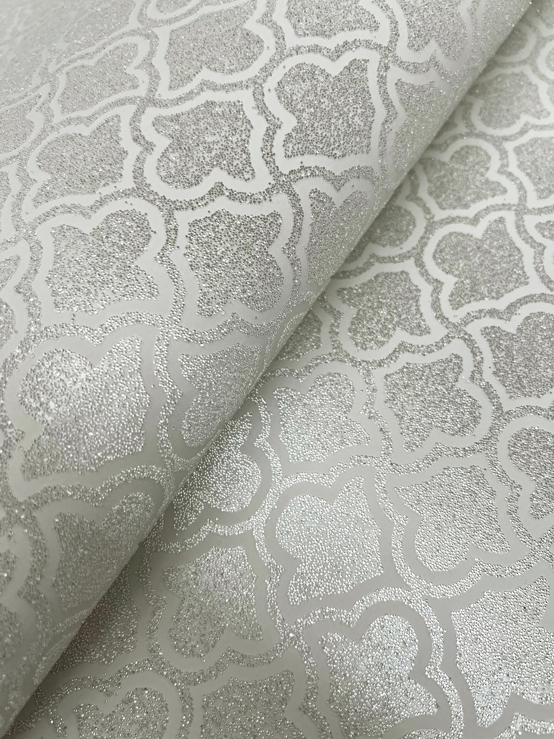 Uptown Glam Beige Wallpaper by Candice Olson Designer