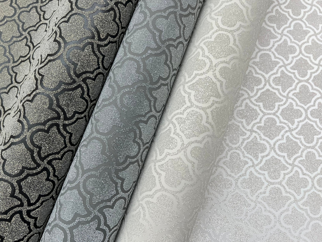 Uptown Glam Charcoal Wallpaper by Candice Olson Designer