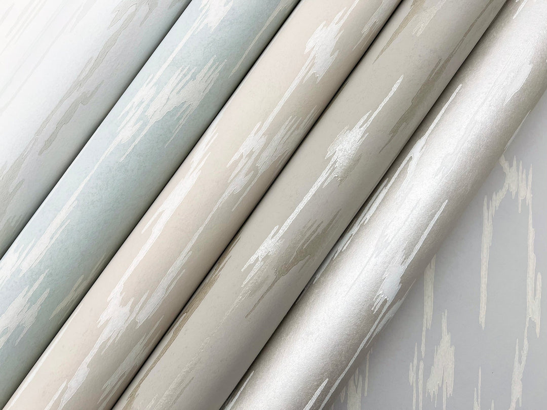 Flowing Taupe Wallpaper by Candice Olson Designer