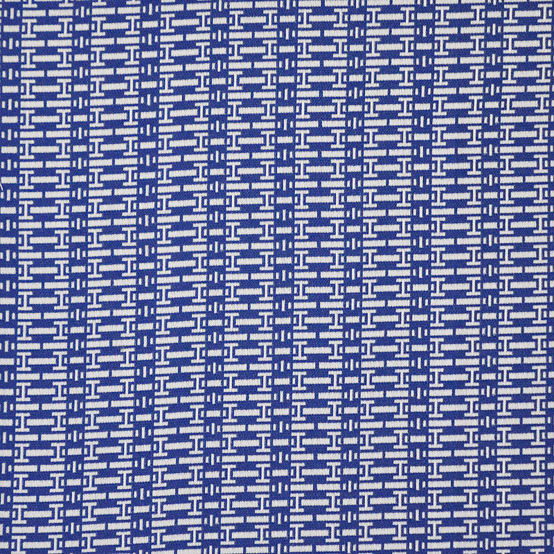 Data # 719 Navy by Maxwell Fabric HOME & GARDEN-ACT II 100% SUNBRELLA ACRYLIC USA See sample </p><p>Repeat: Horizontal: 1.75" and Vertical: 0.75" 54" - Fabric Carolina -