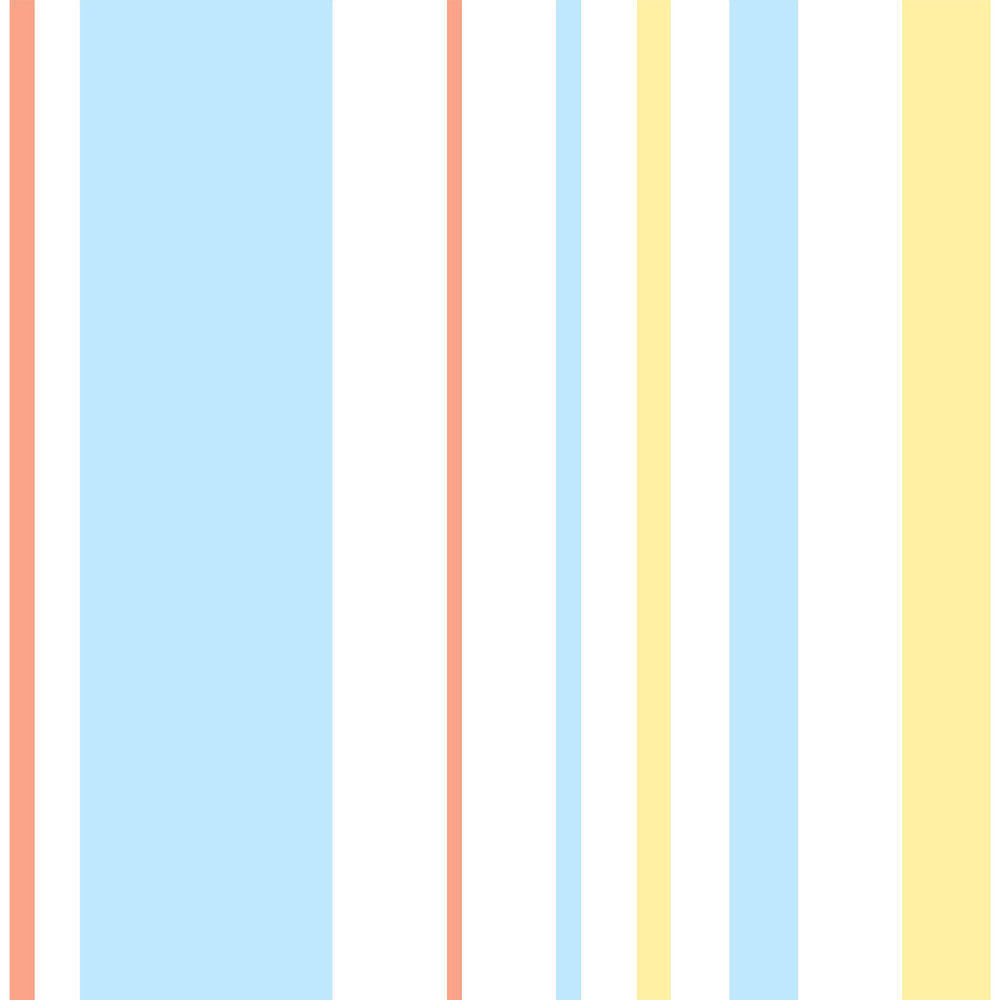 Disney & Pixar Toy Story 4 Owens Stripe Blue & Orange Wallpaper by York Wallcoverings Disney Kids Vol. 4 Covers about 56.4 square feet 20.5-in by 33-ft long roll Unpasted 0 - Fabric Carolina -