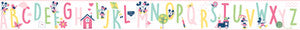 Disney Mickey Mouse ABC Pink Border by York Wallcoverings