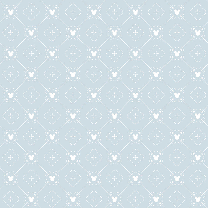 Disney Mickey Mouse Argyle Blue Wallpaper by York Wallcoverings Disney Kids Vol. 4 Covers about 56.4 square feet 20.5-in by 33-ft long roll Unpasted 20.5 - Fabric Carolina -