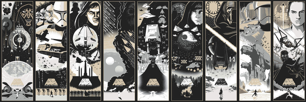Star Wars: Celebrating the Saga White Border by York Wallcoverings Disney Kids Vol. 4 Covers about 7.4 square feet 18-in by 4.9-ft long roll Unpasted 54 - Fabric Carolina -