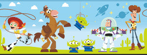 Disney & Pixar Toy Story 4 Green Border by York Wallcoverings