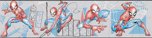 Spider-Man Fracture Red & Blue Border by York Wallcoverings