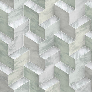 Green Step to It Wallpaper by York Wallcoverings