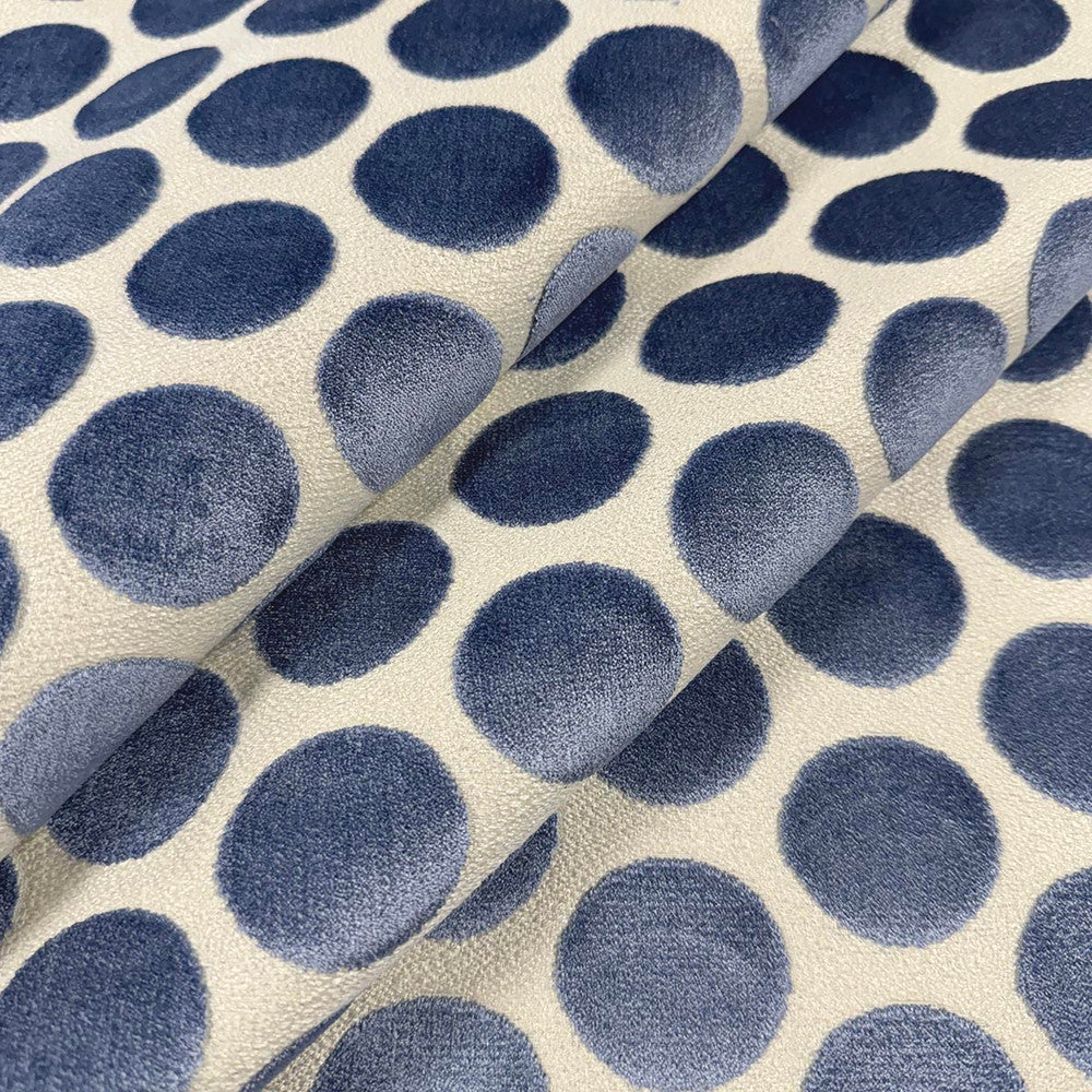 Disky Cornflower by Magnolia Fabric - 86% Viscose, 14% Polyester India 18000 Horizontal: 3.5 and Vertical: 2.5 57.5 - Fabric Carolina -