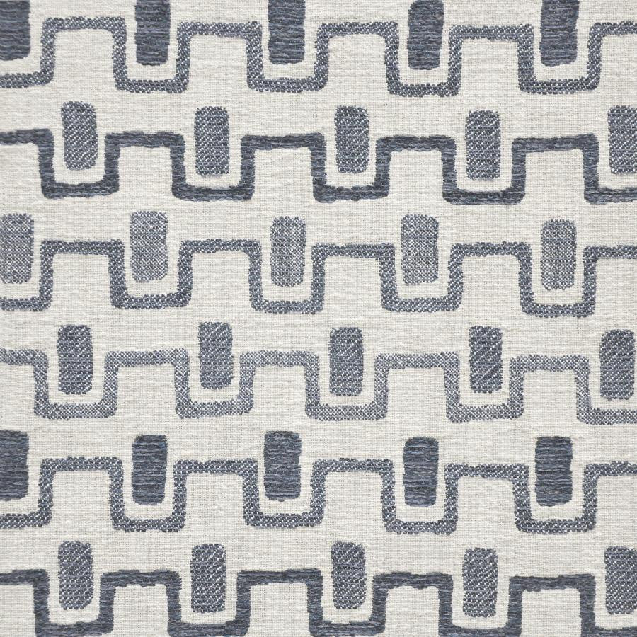 Dodge # 818 Baltic by Maxwell Fabric COLOR WAVES-RIVIERA 80% POLYESTER/12% COTTON 8% OLEFIN USA V-11.25"H-7" 56" - Fabric Carolina -
