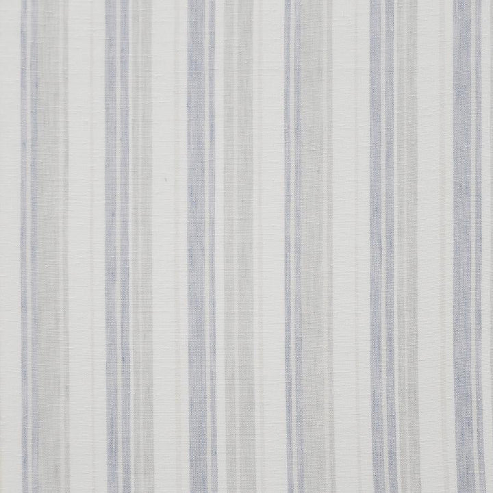 Dionne # 979 White Water by Maxwell Designer Fabric Sheer Heights 54% POLYESTER/46% LINEN TURKEY H-7.9" 118" - Swanky Fabrics -