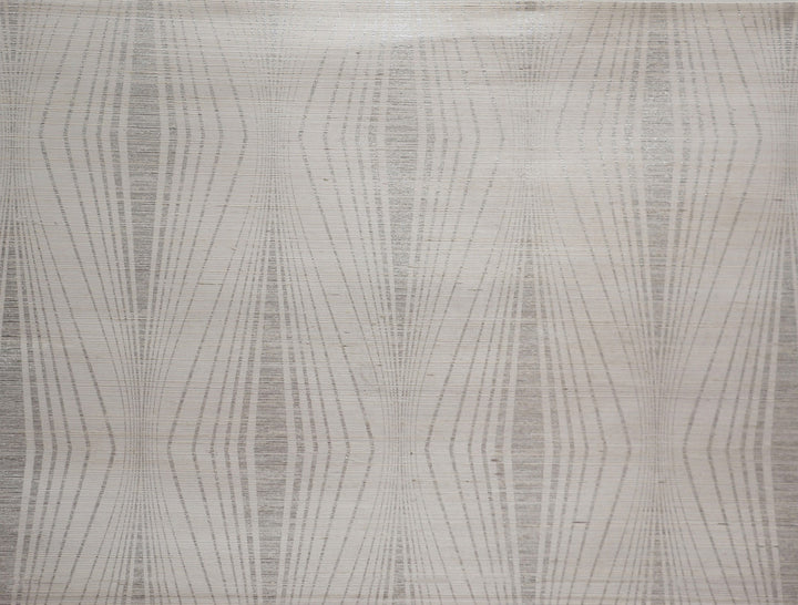 Radiant Silver & White Wallpaper by Candice Olson Candice Olson Natural Splendor Covers about 72 square feet 36-in by 24-ft long roll Unpasted 25.25 - Fabric Carolina -