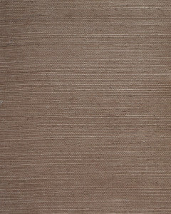 Plain Sisal Grasscloth Taupe Wallpaper by Candice Olson