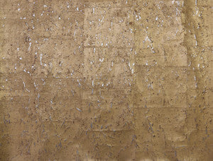 Cork Gold Wallpaper by Candice Olson