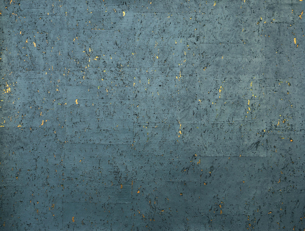 Cork Teal Wallpaper by Candice Olson Candice Olson Natural Splendor Covers about 72 square feet 36-in by 24-ft long roll Unpasted 0 - Fabric Carolina -