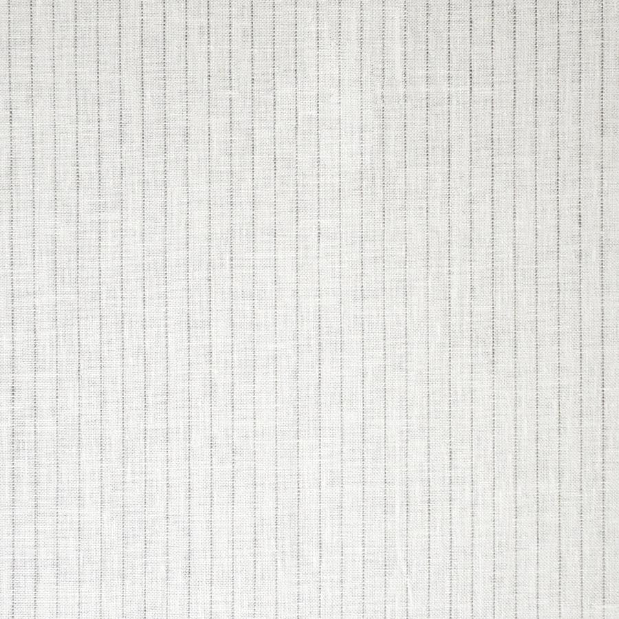 Dividing Line # 545 Stone by Maxwell Fabric Stripes & Checks 100% LINEN INDIA H-0.5" 54" - Fabric Carolina -