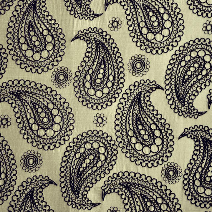 Deveaux # 302 Tortoiseshell by Maxwell Fabric Telafina Season Xiv 100% SILK EMB- 100% POLYESTER INDIA V-23.2"H26" 55" EMB-52" - Fabric Carolina -