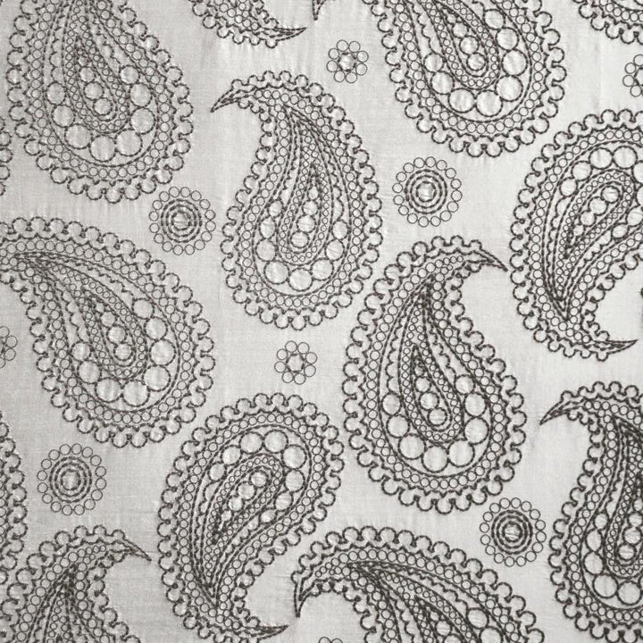 Deveaux # 305 Wegman by Maxwell Designer Fabric Telafina Season Xiv 100% SILK EMB- 100% POLYESTER INDIA V-23.2"H26" 55" EMB-52" - Swanky Fabrics -