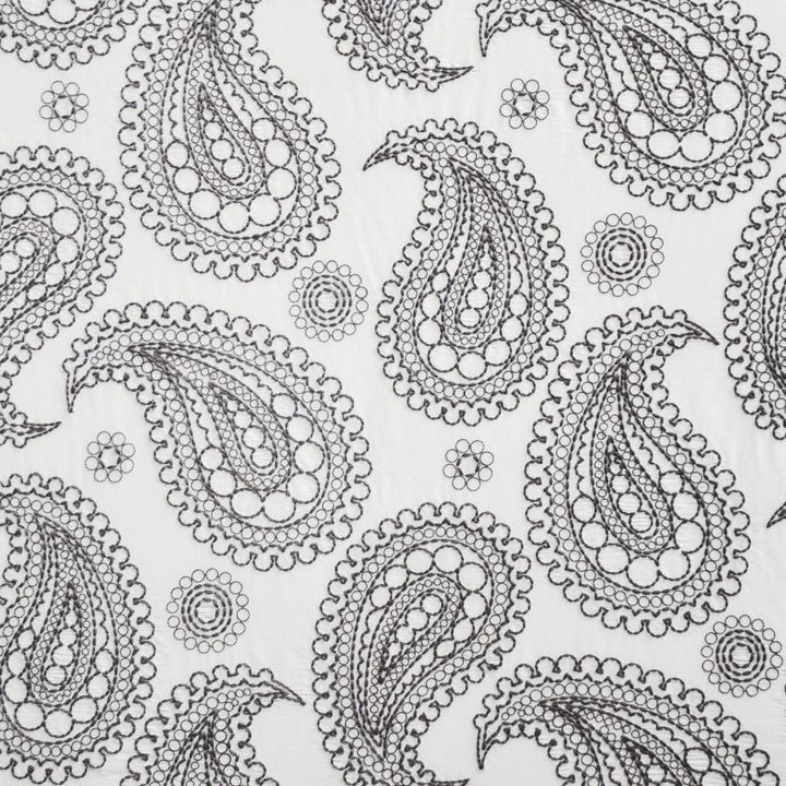 Deveaux # 306 Siberian by Maxwell Fabric Telafina Season Xiv 100% SILK EMB- 100% POLYESTER INDIA V-23.2"H26" 55" EMB-52" - Fabric Carolina -