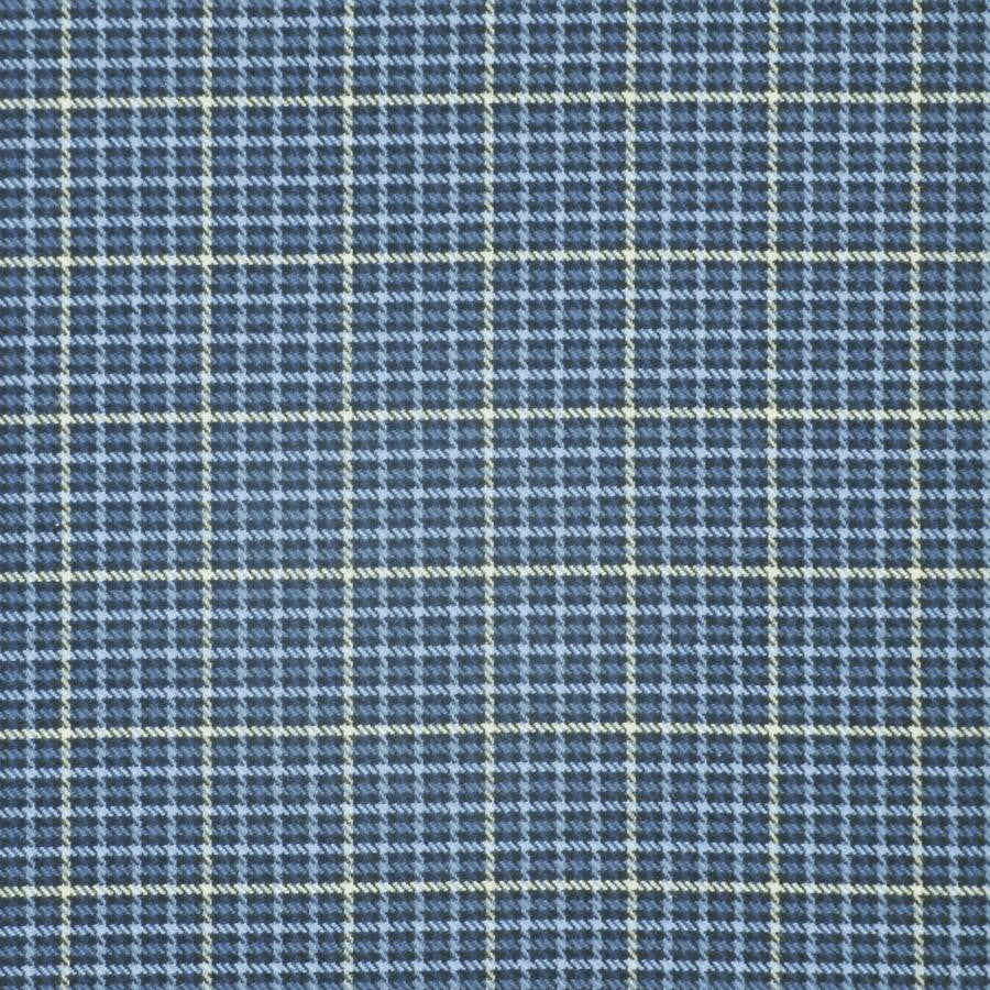 Dunkirk # 414 Cadet by Maxwell Fabric Menswear-Plaids & Checks 100% POLYESTER CHINA V-2" H-2" 56" - Fabric Carolina -