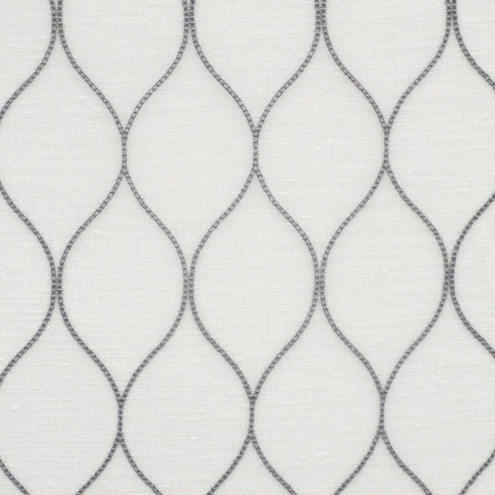 Derby # 439 Thunder by Maxwell Fabric Sheer Threads 100% POLYESTER TURKEY V-6.5" H-3.1" 118" EMB. WIDTH 106" - Fabric Carolina -